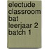 Electude Classroom BAT leerjaar 2 batch 1