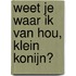 Weet je waar ik van hou, Klein Konijn?