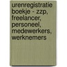 Urenregistratie Boekje - ZZP, Freelancer, Personeel, Medewerkers, Werknemers door Urenregistratie Boekjes
