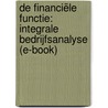 De financiële functie: Integrale bedrijfsanalyse (e-book) by Henk Schilstra