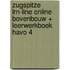 ZugSpitze LRN-line online bovenbouw + leerwerkboek havo 4