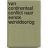 Van continentaal conflict naar Eerste Wereldoorlog