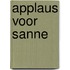 Applaus voor Sanne