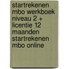 Startrekenen MBO werkboek niveau 2 + licentie 12 maanden Startrekenen MBO Online door Onbekend