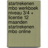 Startrekenen MBO werkboek niveau 3/4 + licentie 12 maanden Startrekenen MBO Online by Unknown