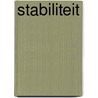 Stabiliteit by H.M.G.M. Steenbergen