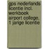 GPS Nederlands licentie incl. werkboek Airport College, 1 jarige licentie