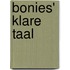 Bonies' klare taal