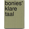 Bonies' klare taal door Michiel Morel