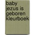 Baby Jezus is geboren kleurboek