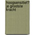 Hoogsensitief? Je grootste kracht