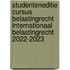 Studenteneditie Cursus Belastingrecht Internationaal Belastingrecht 2022-2023