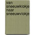 Van sneeuwklokje naar sneeuwvlokje