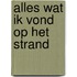 Alles wat ik vond op het strand