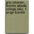 GRIP Rekenen, licentie Albeda College E&O, 1 jarige licentie