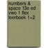 Numbers & Space 13e ed vwo 1 FLEX leerboek 1+2
