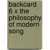 Backcard 6 x The Philosophy of Modern Song door Bob Dylan