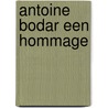 Antoine Bodar Een hommage by Brigit Woltjer