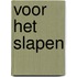 Voor het slapen