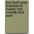 Wat heeft jouw Business te maken met Innerlijk Kind Werk