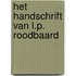 Het handschrift van L.P. Roodbaard