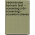 Nederlandse Benoem Test - Screening (NBT - Screening) - scoreformulieren