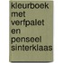 Kleurboek met verfpalet en penseel Sinterklaas