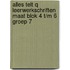 Alles telt Q Leerwerkschriften maat blok 4 t/m 6 groep 7
