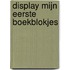 Display Mijn eerste boekblokjes