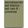 Wenskaarten set blanco - set van 6 - Universe door Onbekend