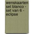 Wenskaarten set blanco - set van 6 - Eclipse