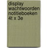 Display Wachtwoorden notitieboeken 4T x 3E by Interstat