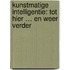 Kunstmatige intelligentie: tot hier … en weer verder