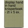 Display Hand in hand Knisperboek - 2T x 5 ex. door ImageBooks Factory
