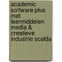 Academic Software Plus met leermiddelen Media & Creatieve Industrie Scalda