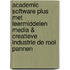 Academic Software Plus met leermiddelen Media & Creatieve Industrie De Rooi Pannen