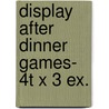 Display After dinner games- 4T x 3 ex. by ImageBooks Factory
