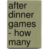 After dinner games - How Many by ImageBooks Factory