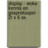 Display - Woke Kennis en gespreksspel - 2T x 6 ex.