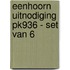 EENHOORN UITNODIGING PK936 - SET VAN 6