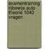 Examentraining rijbewijs auto theorie 1040 vragen