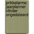 Prikkelarme jaarplanner Vlinder ongedateerd