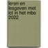 Leren en lesgeven met ict in het mbo 2022
