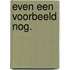 Even een voorbeeld nog.