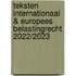 Teksten Internationaal & Europees belastingrecht