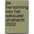 Het nieuwe seksueel strafrecht