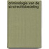 Criminologie van de strafrechtsbedeling