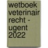 Wetboek veterinair recht - UGent 2022