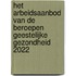 Het arbeidsaanbod van de beroepen geestelijke gezondheid 2022