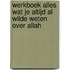 Werkboek Alles wat je altijd al wilde weten over Allah